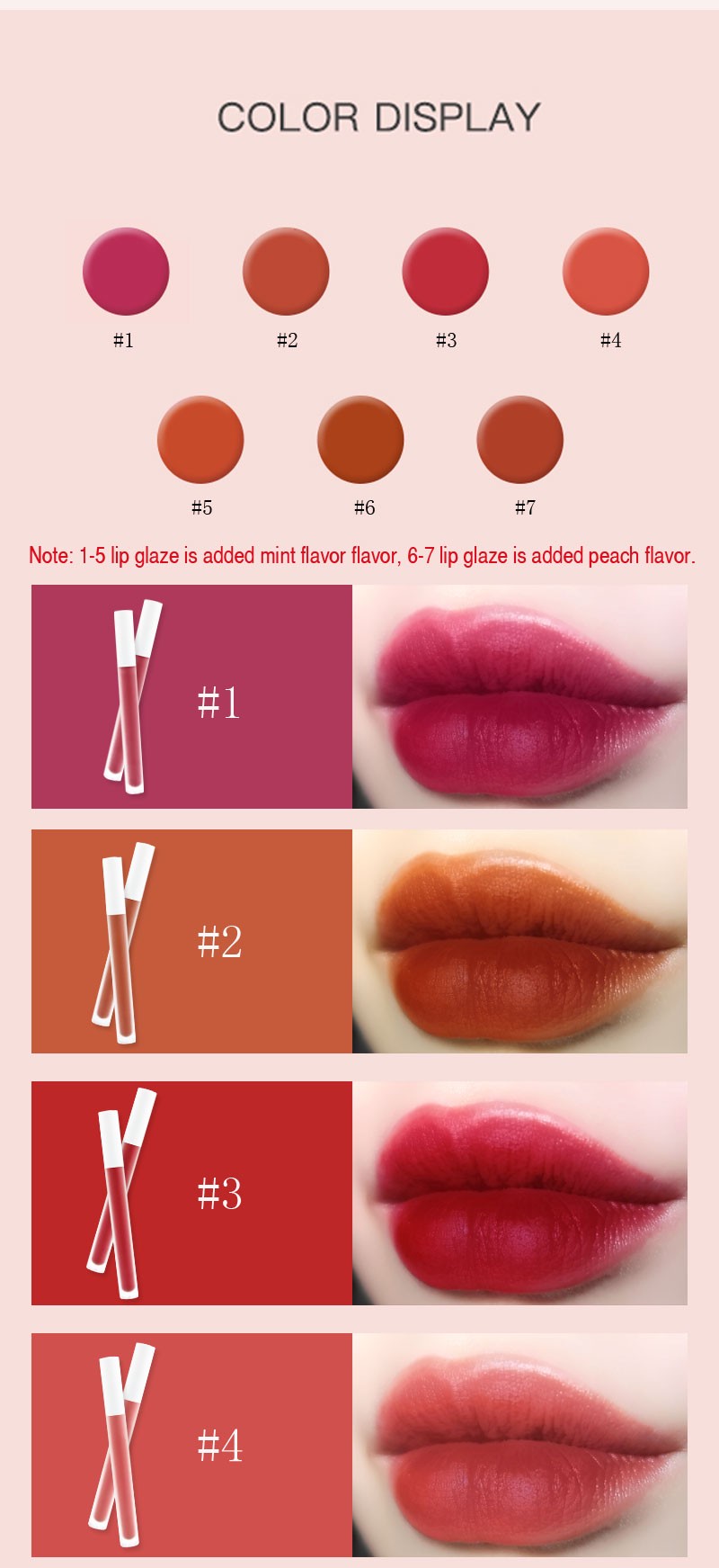 lip swatches