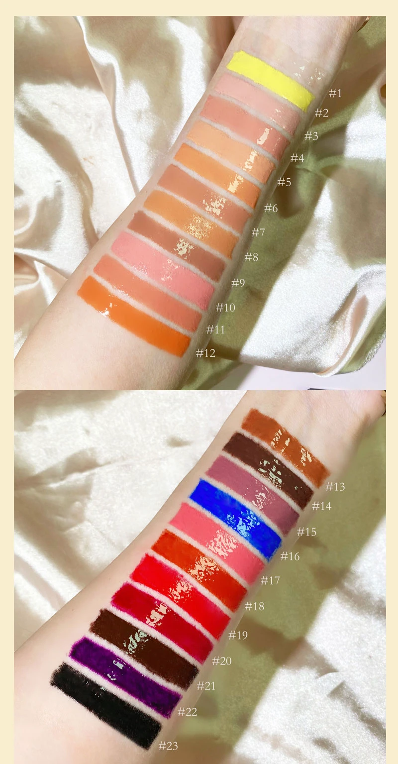 lip swatches