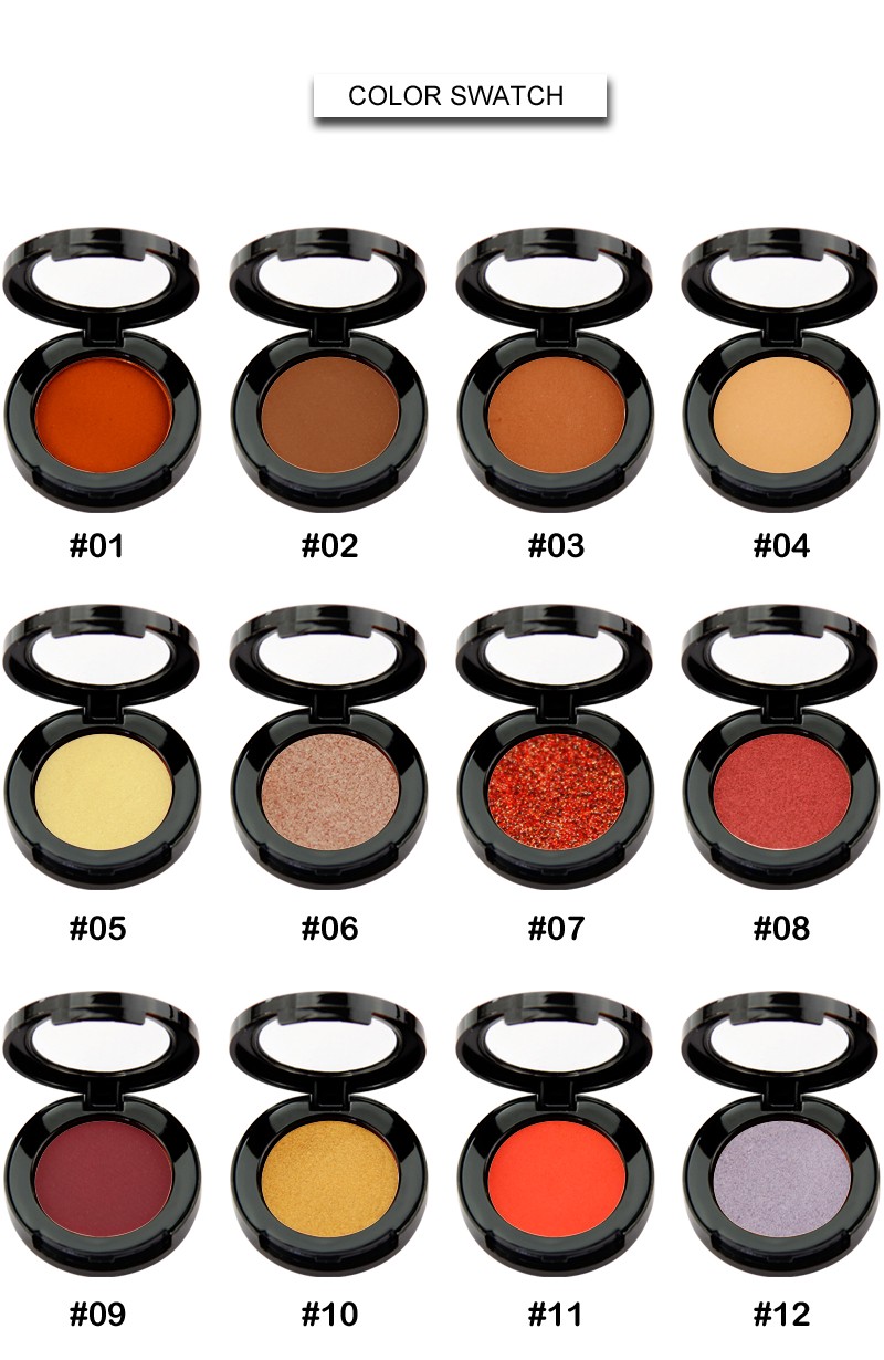 High Pigment Single Eyeshadow Pallets In 2023 