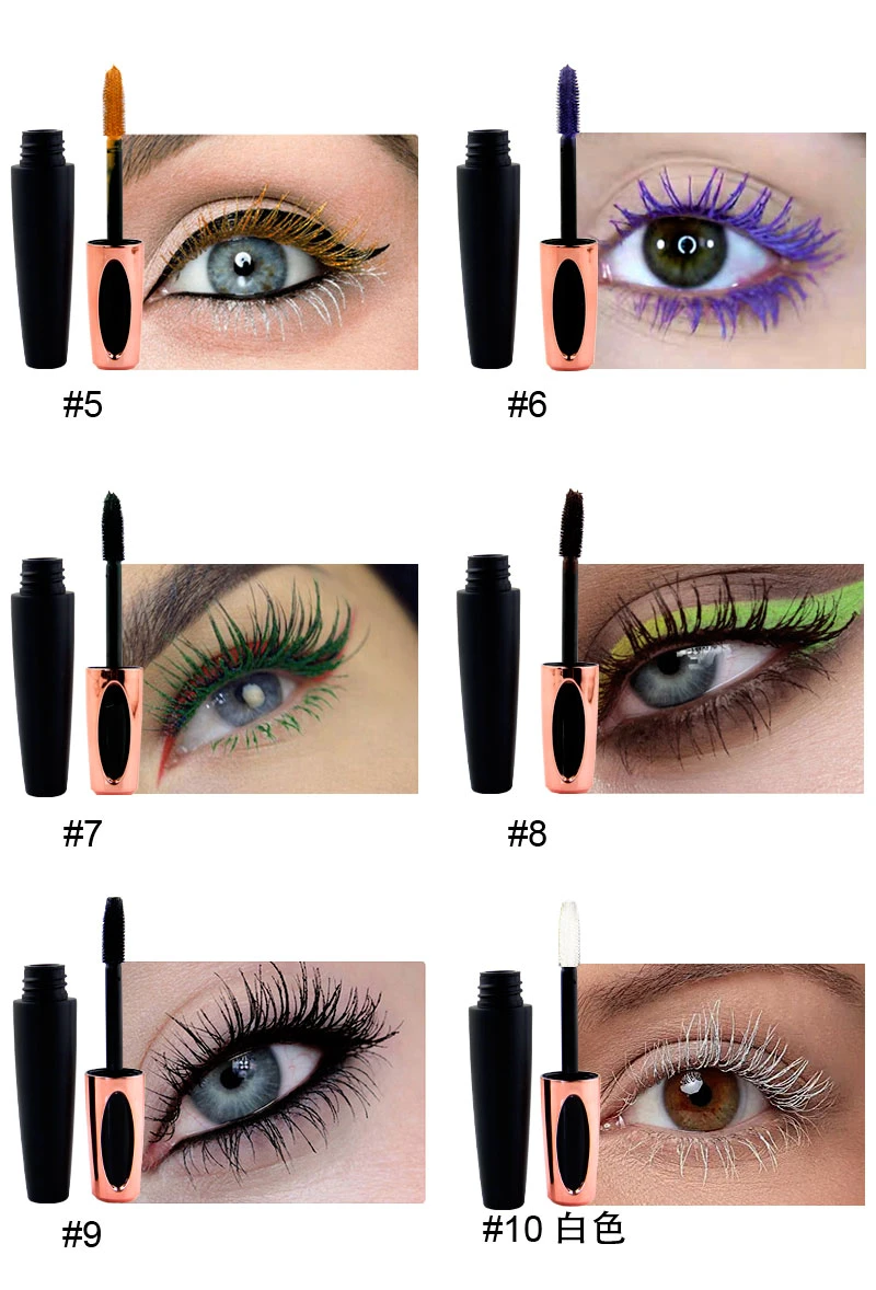 colorful mascara