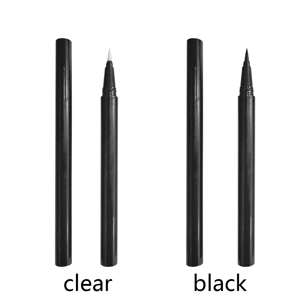 black eyeliner