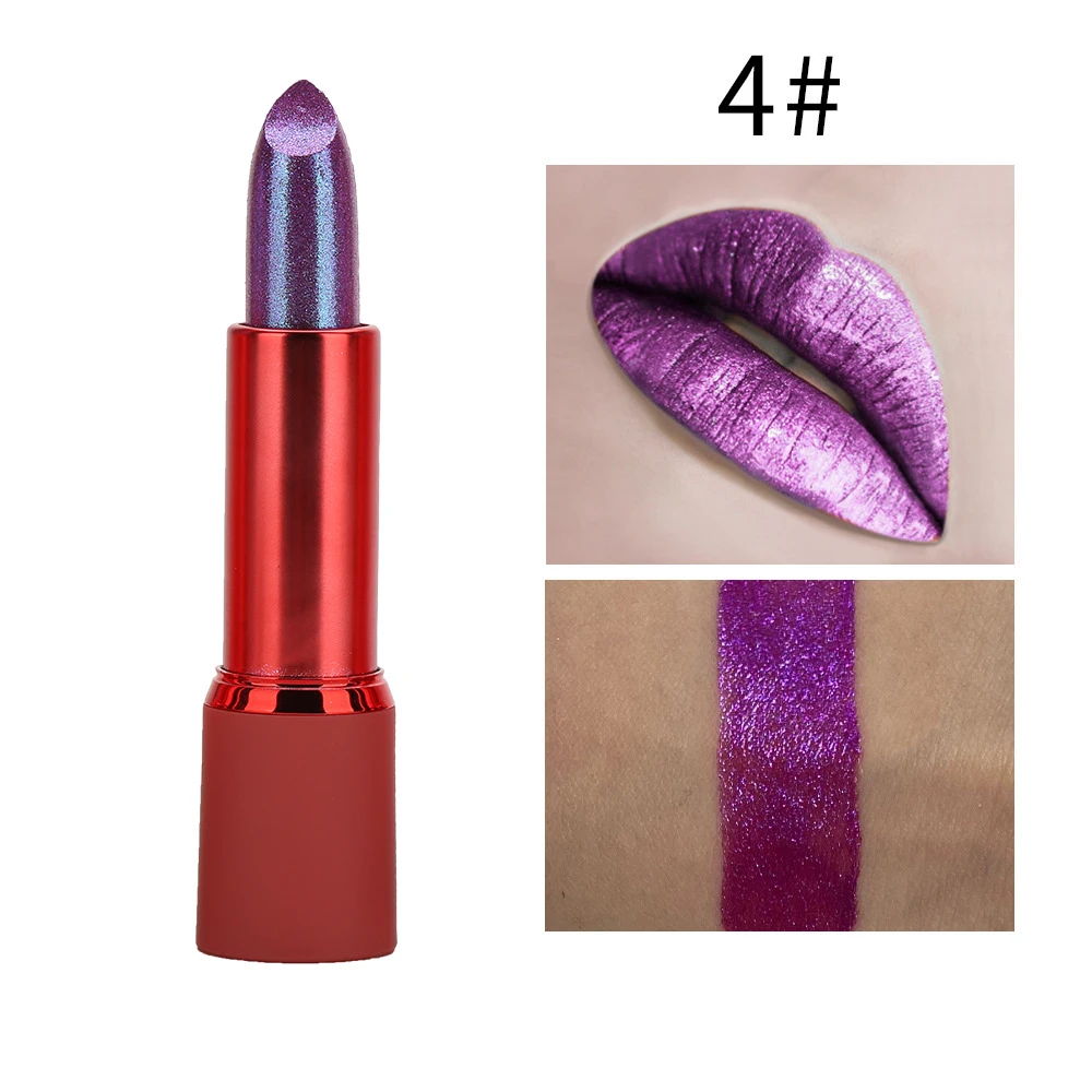 purple lipstick