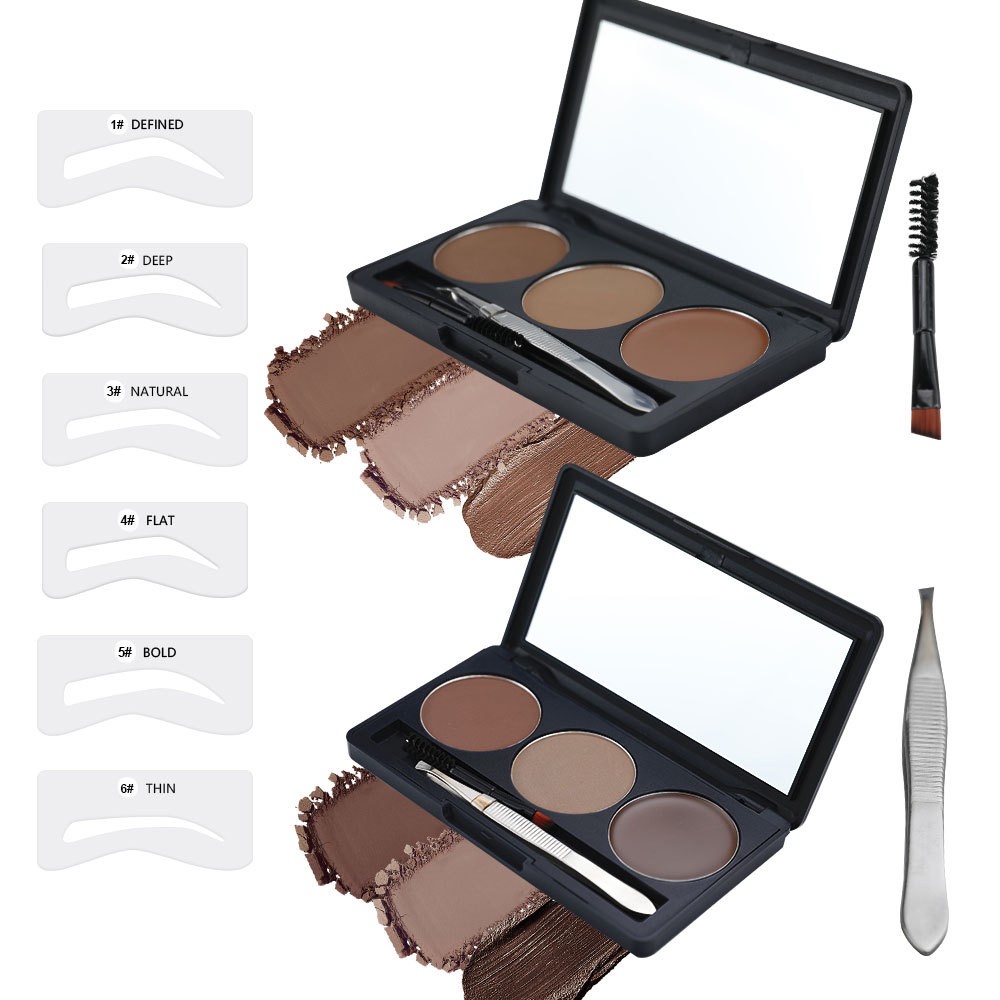 Wholesale eyebrow powder palette set makeup