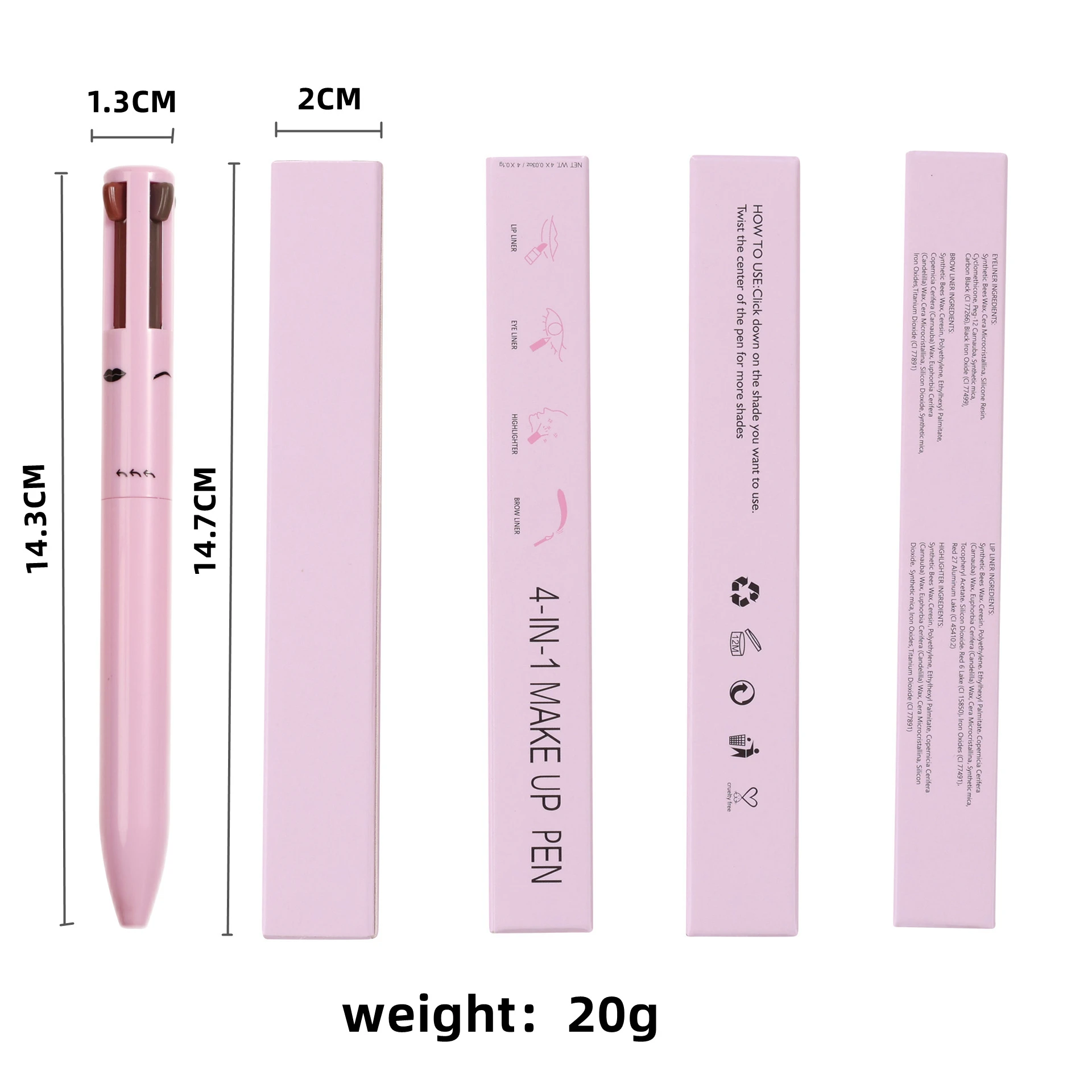 4 in 1 makeup pen wholesale makeup